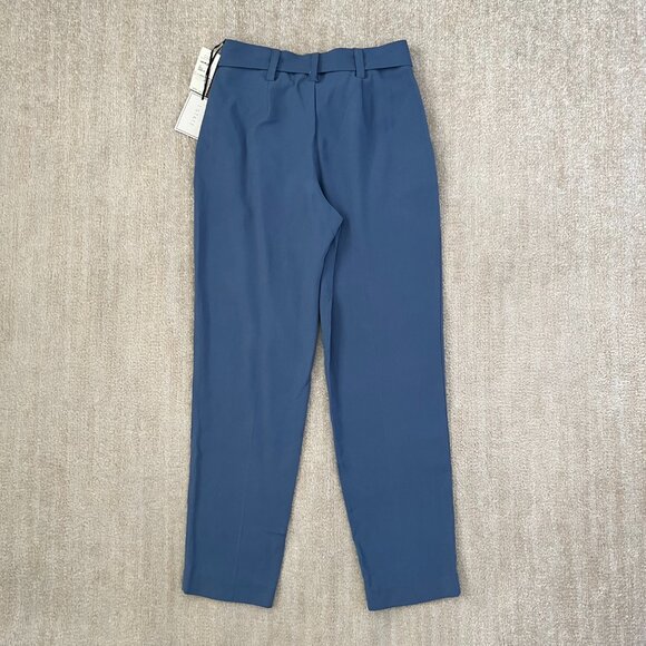 NWT Revolve 1. State High Waisted Blue Work Trousers Pants 0 - Picture 4 of 11
